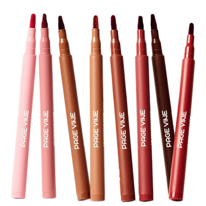 Velvet lip liner pen