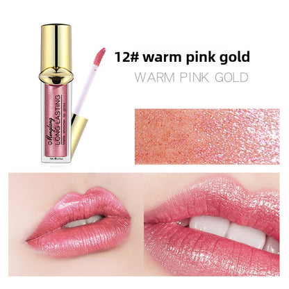 Non-Cup Metallic Pearl Matte Liquid Lipstick