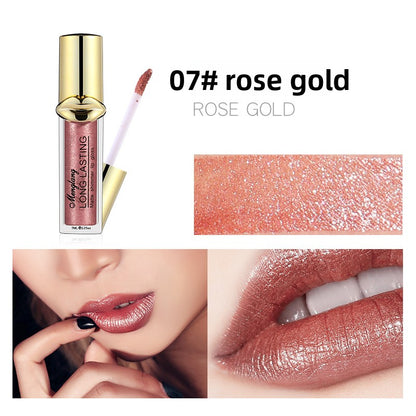 Non-Cup Metallic Pearl Matte Liquid Lipstick