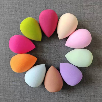 Super soft makeup sponge with droplet shape