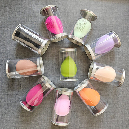 Super soft makeup sponge with droplet shape