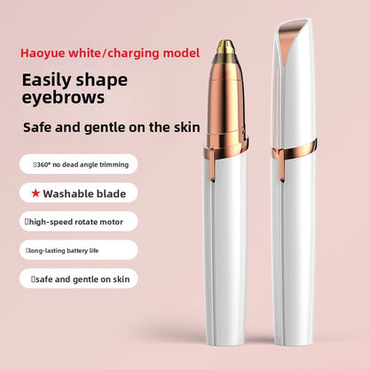 Electric Eyebrow Trimmer Rechargeable Beauty Shaper