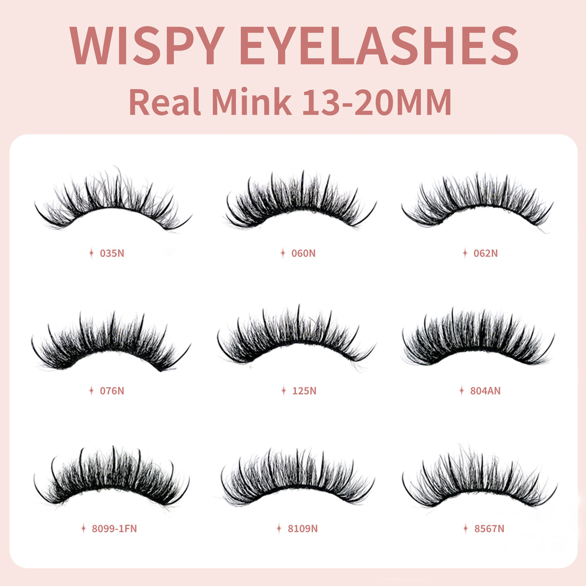 3D Voluminous Mink False Eyelashes