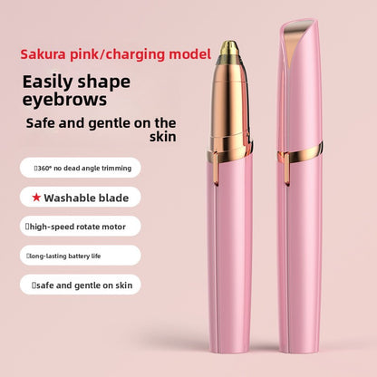 Electric Eyebrow Trimmer Rechargeable Beauty Shaper